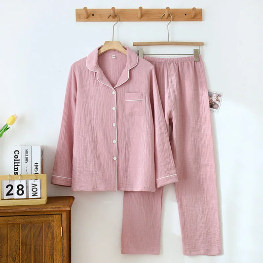 Pink stripe lightweight pyjamas