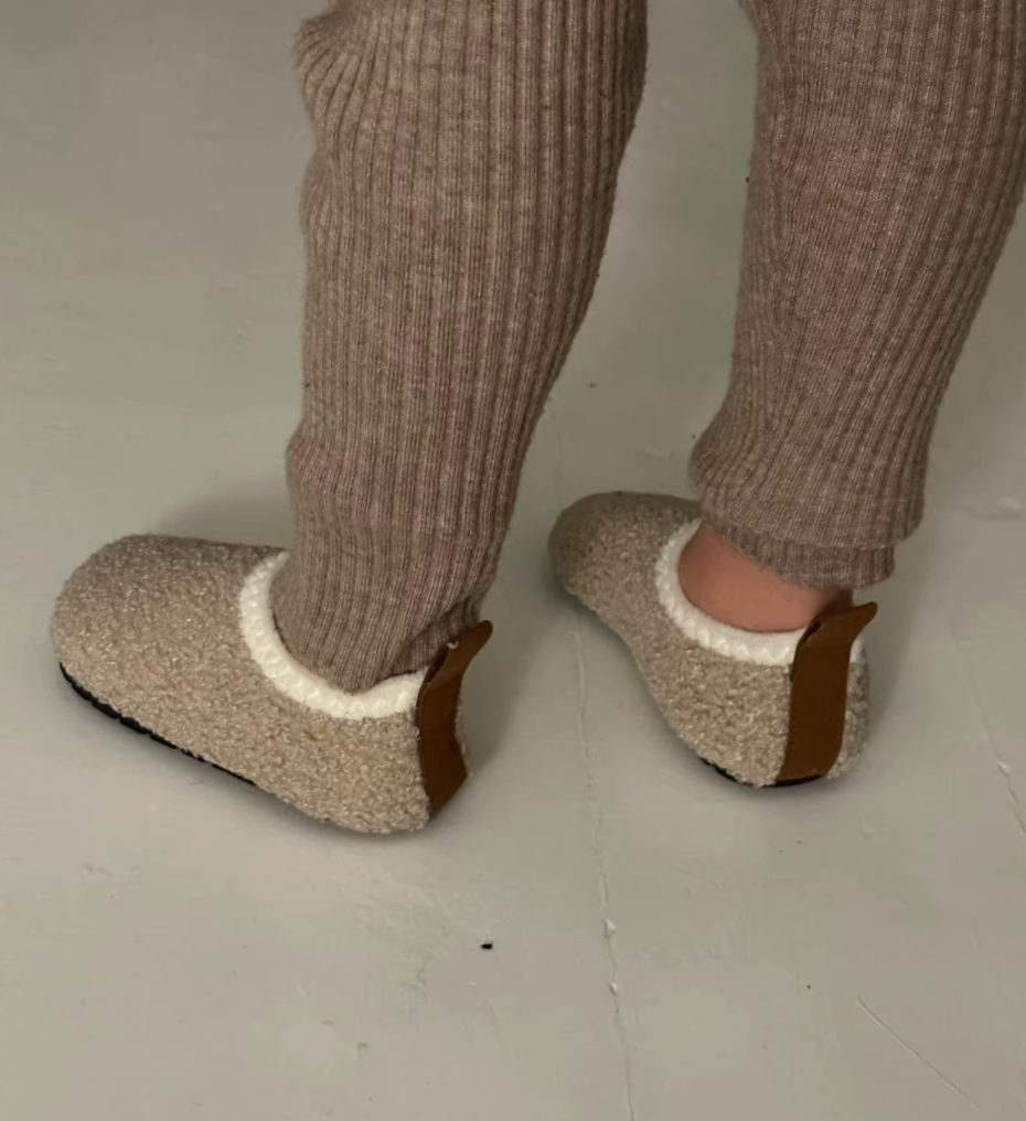 Children's warm cotton slippers