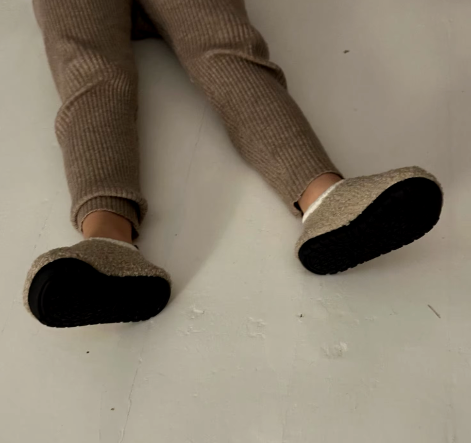 Children's warm cotton slippers