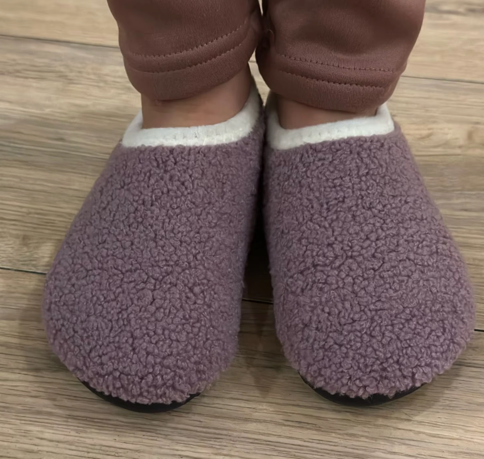 Children's warm cotton slippers