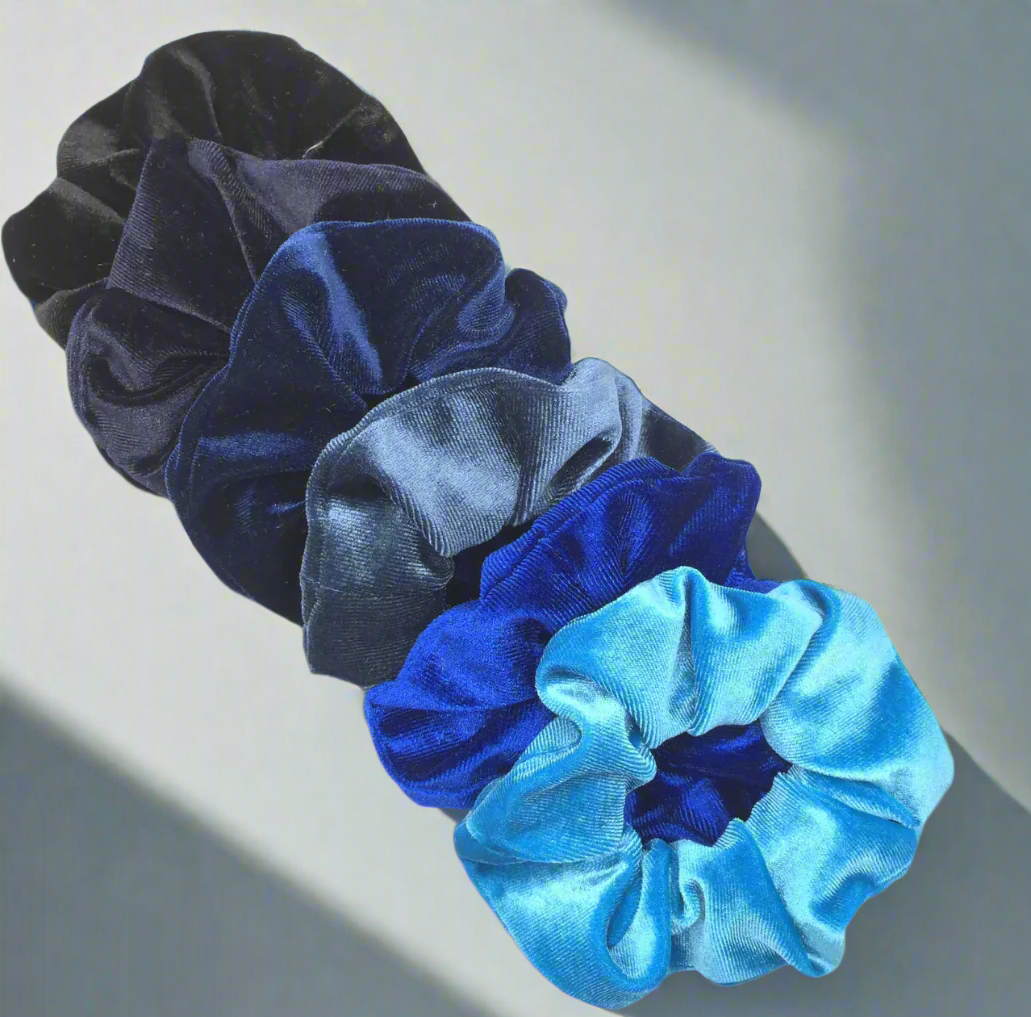 Velvet scrunchies